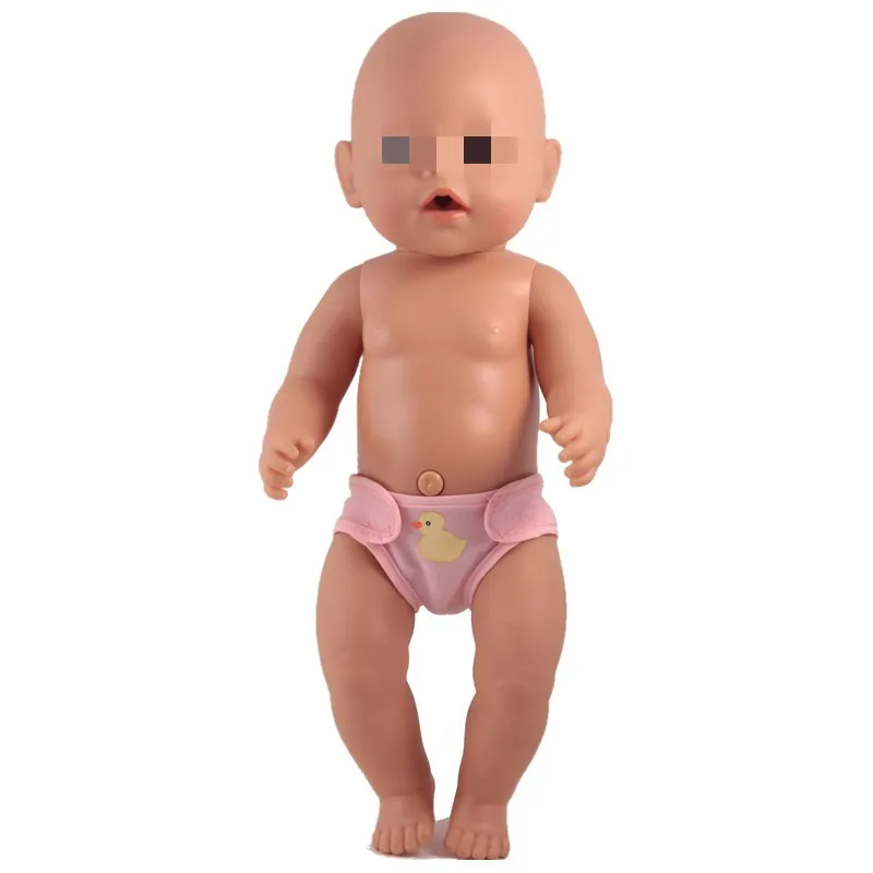 duck briefs Комбинезон/платье/одежда для отдыха, комплекты одежды для 17 дюймов, детские куклы, аксессуары для 43 см, кукла для новорожденных, подарки на день детей - Цвет: duck briefs