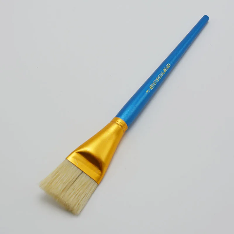 

4pcs/set short rod Pig's bristles paint brush Acrylic brush pen art supplies oil painting brush children DIY drawing material