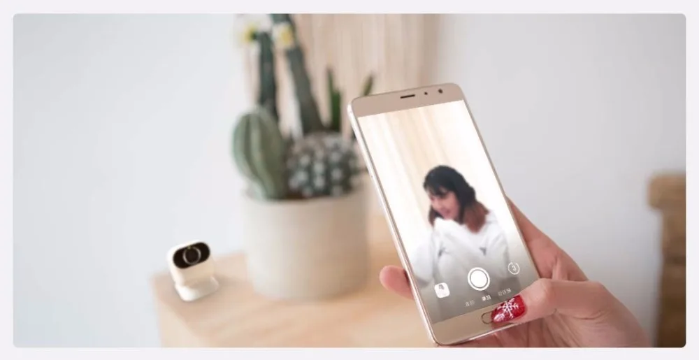 Xiaomi Xiaomo AI камера мини камера 13MP CG010 автопортреты Интеллектуальное распознавание жестов съемка угол Cam Smart APP