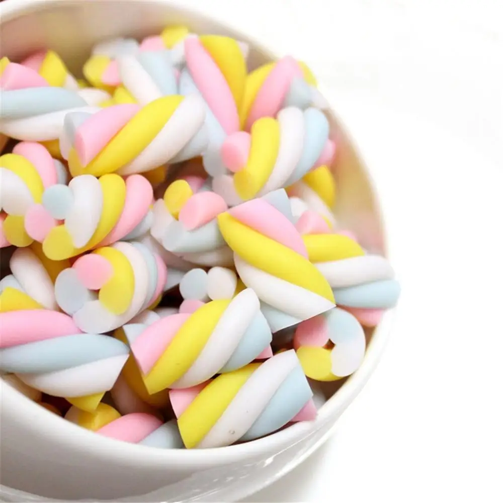 

10pcs Resin Marshmallow Slime Beads Mud Filler Inlay Sweets Toys For Foam Slime Cloud Slime Accessories DIY Material Decoration