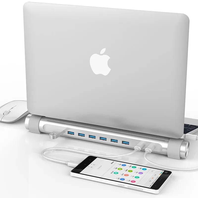 ORICO M7C2 творческий USB C концентратор 7 Порты 3 0 разветвитель с авто держатели для