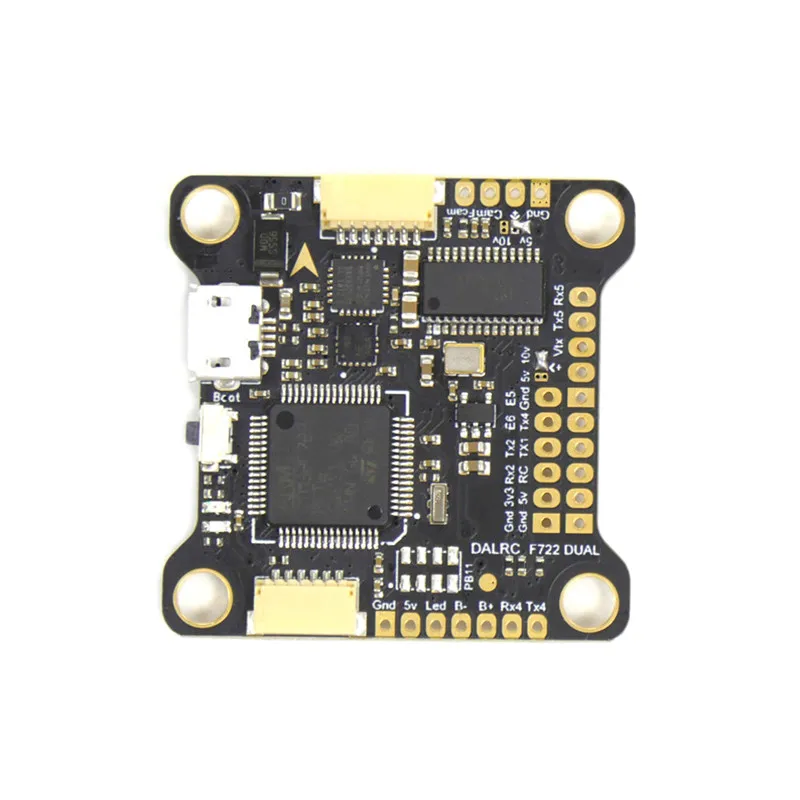 DALRC F722 DUAL STM32F722RGT6 F7 Контроллер полета MPU6000 и ICM20602 Встроенный OSD для RC FPV гоночного