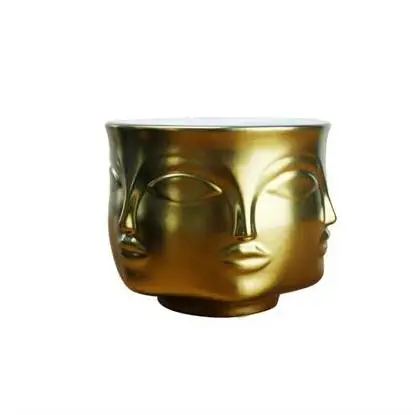 American country art creative face model ceramic vase home desktop decoration crafts beautiful porcelain | Дом и сад