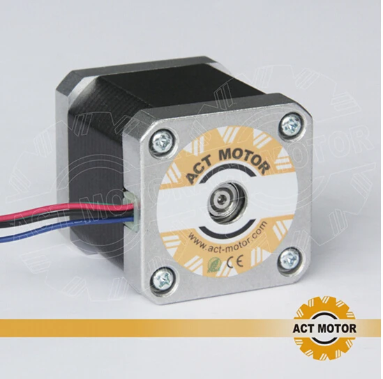 Закон 1P Nema17 шаговый двигатель 17HS5425 1 8 градусов 2.5A 4800g cm(70oz in) 2 4 без содержания