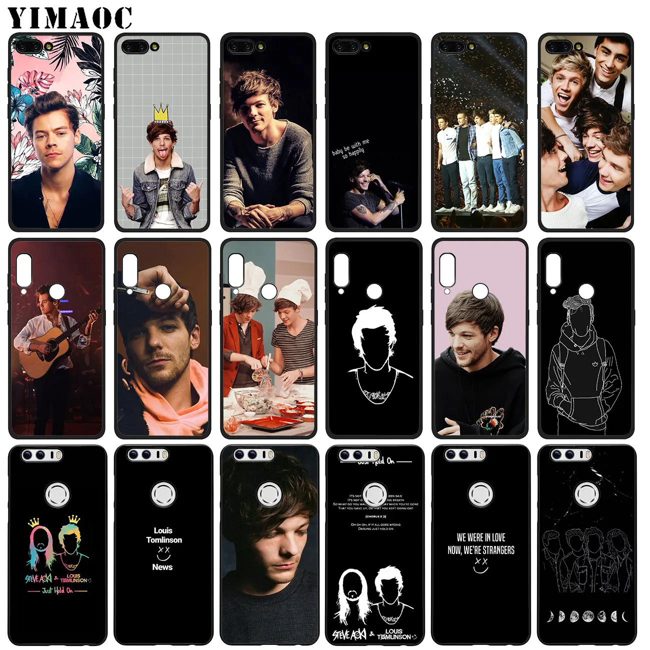 Мягкий силиконовый чехол YIMAOC One Direction Louis Tomlinson для Huawei Honor 20 Pro 8C 8X 8 9 9X 10 Lite 7X 7A