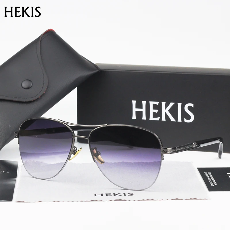 Солнцезащитные очки мужские и женские 2019 сплав Винтажные высокое качество uv400