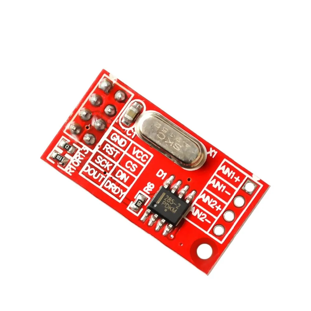 Новый 1 шт. AD7705 двойной 16 бит ADC модуль сбора данных входной коэффициент усиления