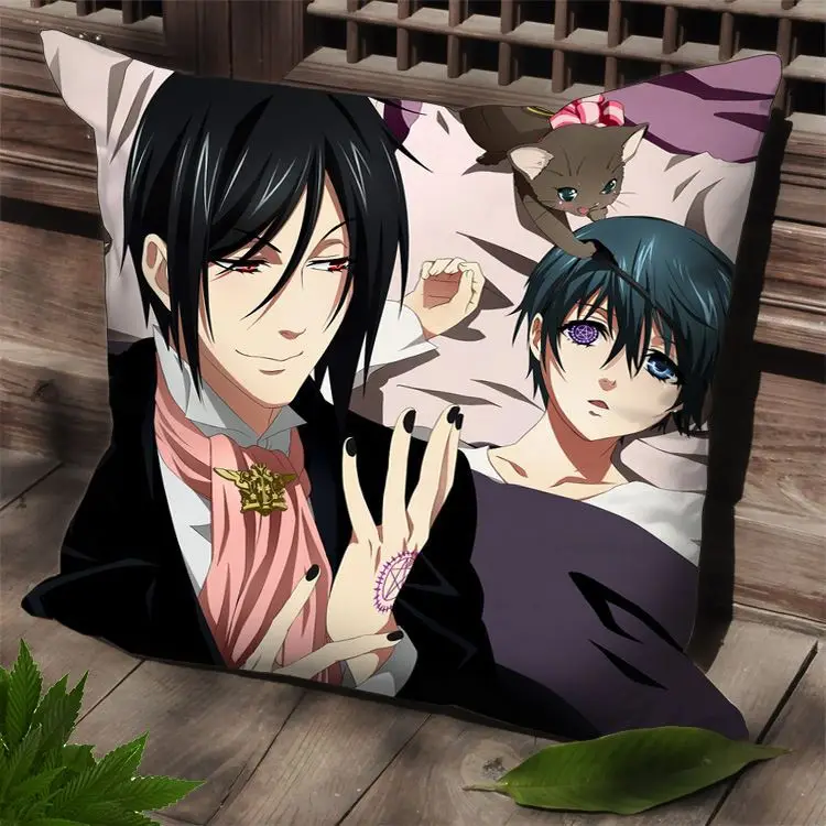 Наволочка для подушки Себастьян и небо SPC42 хобби экспресс|dakimakura black butler|black butler