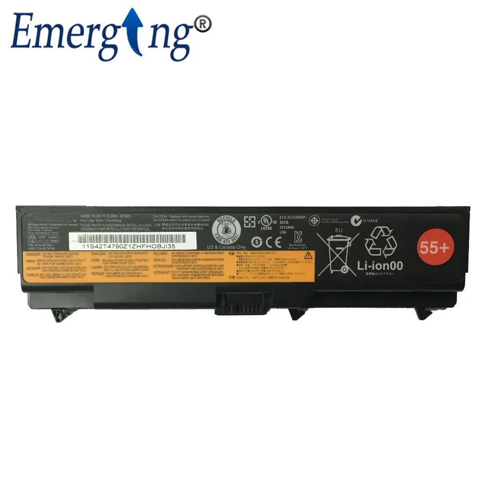 Оригинальный аккумулятор для ноутбука Lenovo ThinkPad 42T4911 42T4912 L410 L412 L420 L421 W510 L510 L520 L512 W520