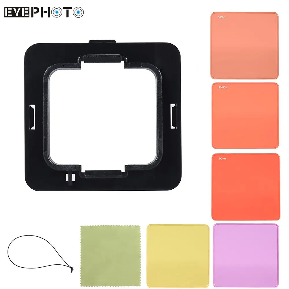 Набор фильтров для объектива дайвинга экшн камеры Garmin VIRB Ultra 30 используется с