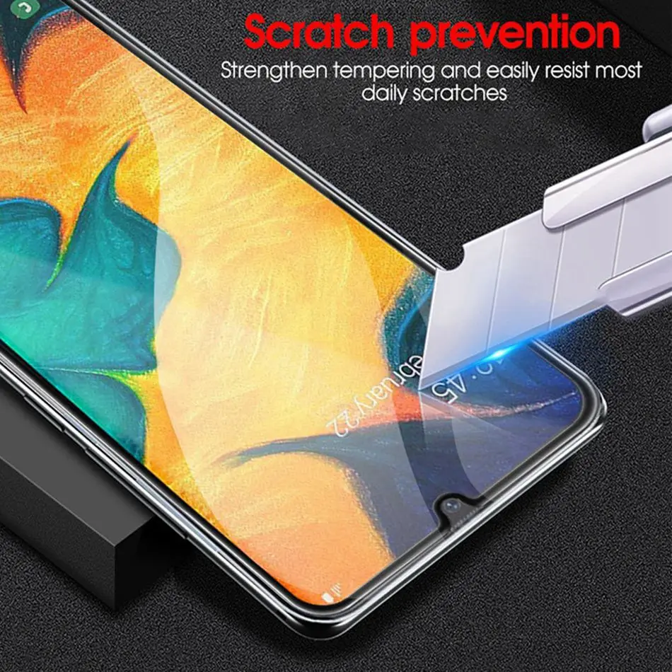 1/2/3 шт 9D премиум класса закаленное стекло для Samsung Galaxy A50 A70 с полным покрытием
