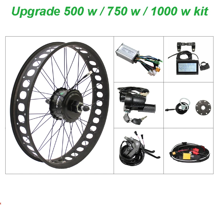 

Snow e-bike kits 48V Motor fat ebike 4.0 tires 500w-1000w ebike kits