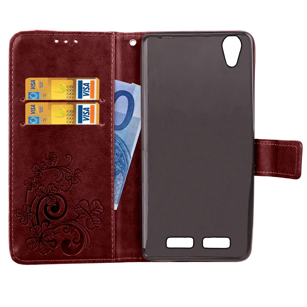 Тиснением Ретро Flip Case Для Lenovo K10 Fundas PU Кожаный Бумажник обложка Слот Карты Телефон