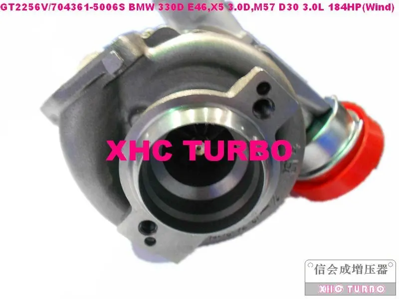 Новый турбокомпрессор GT2256V/704361 Turbo для 330D E46 X5 E53 M57D D30 3.0L 184HP 1999 2003|turbocharger