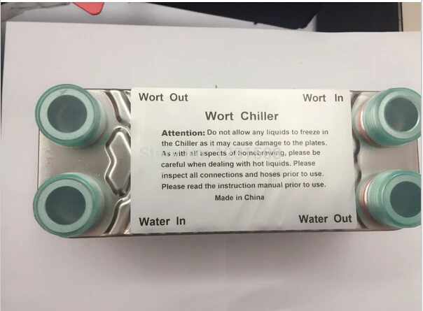 Новый охладитель сусла с 30 пластинами из нержавеющей стали 304 домашний