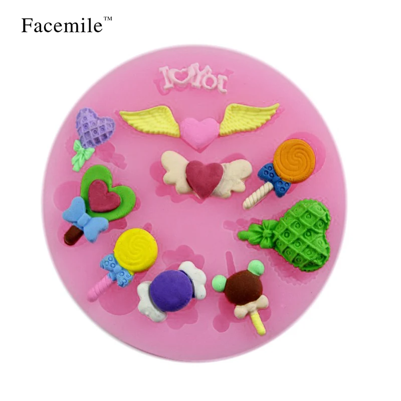 Facemile Подвеска из эпоксидной смолы Mold свадебное украшение силиконовые крылья