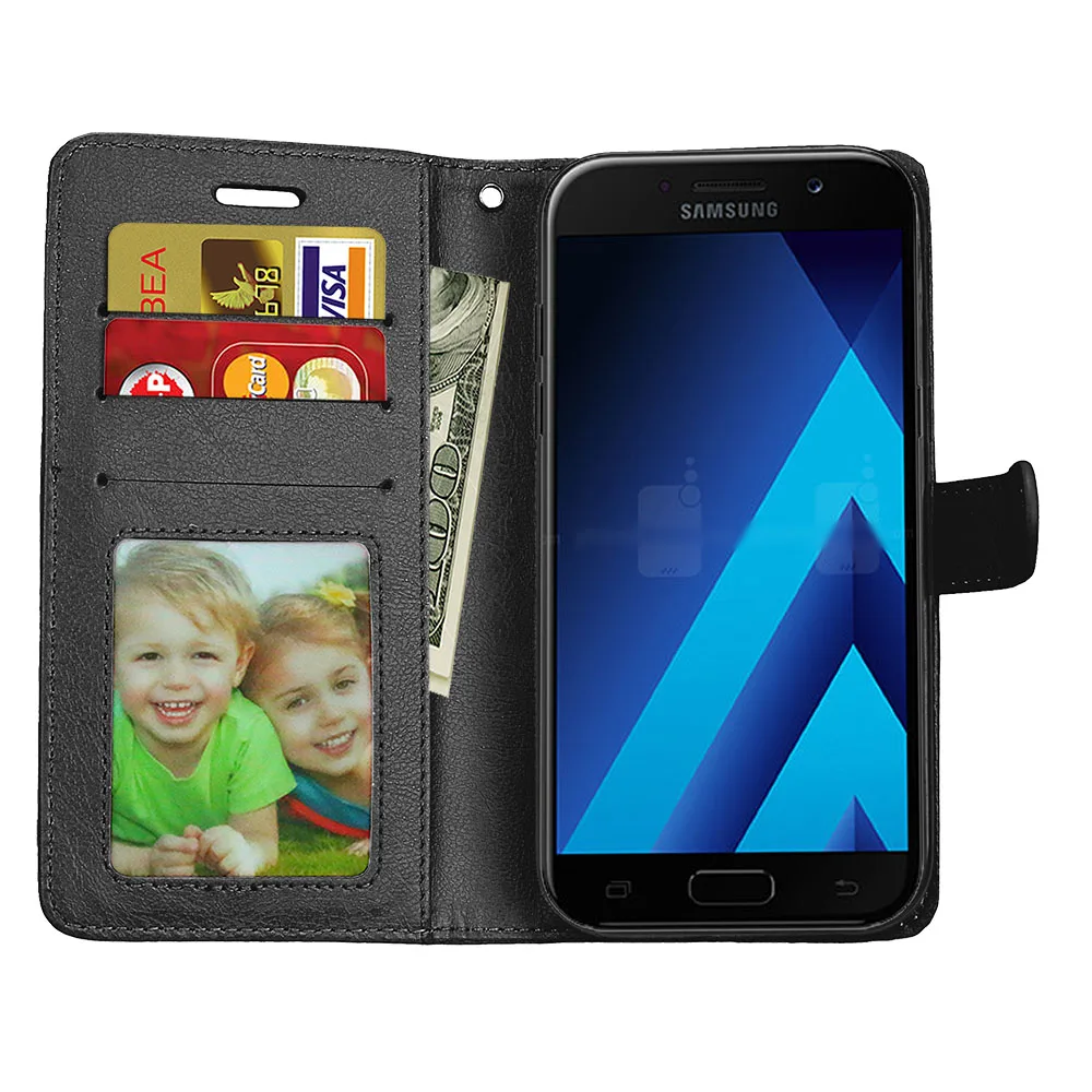 LUCKBUY Case For Galaxy A310 A510 A710 Wallet Magnet Flip Cover Leather Fundas Samsung A3 A5 A7 A320 A520 A720 | Мобильные телефоны