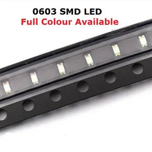 Светодиодные бусины, 100 шт., 0603 светодиодов, синий, красный, желтый, зеленый, теплый белый, фиолетовый, оранжевый, SMD светильник светоизлучающий диод, высокое качество