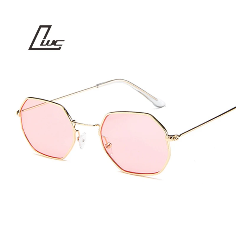 Полигон Квадратные Солнцезащитные очки женские брендовые Дизайн Цвет объектив