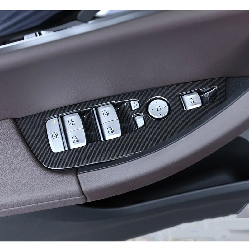 4 шт. стильный АБС пластик из углеродного волокна для BMW X3 G01 2018 2019 украшение окна
