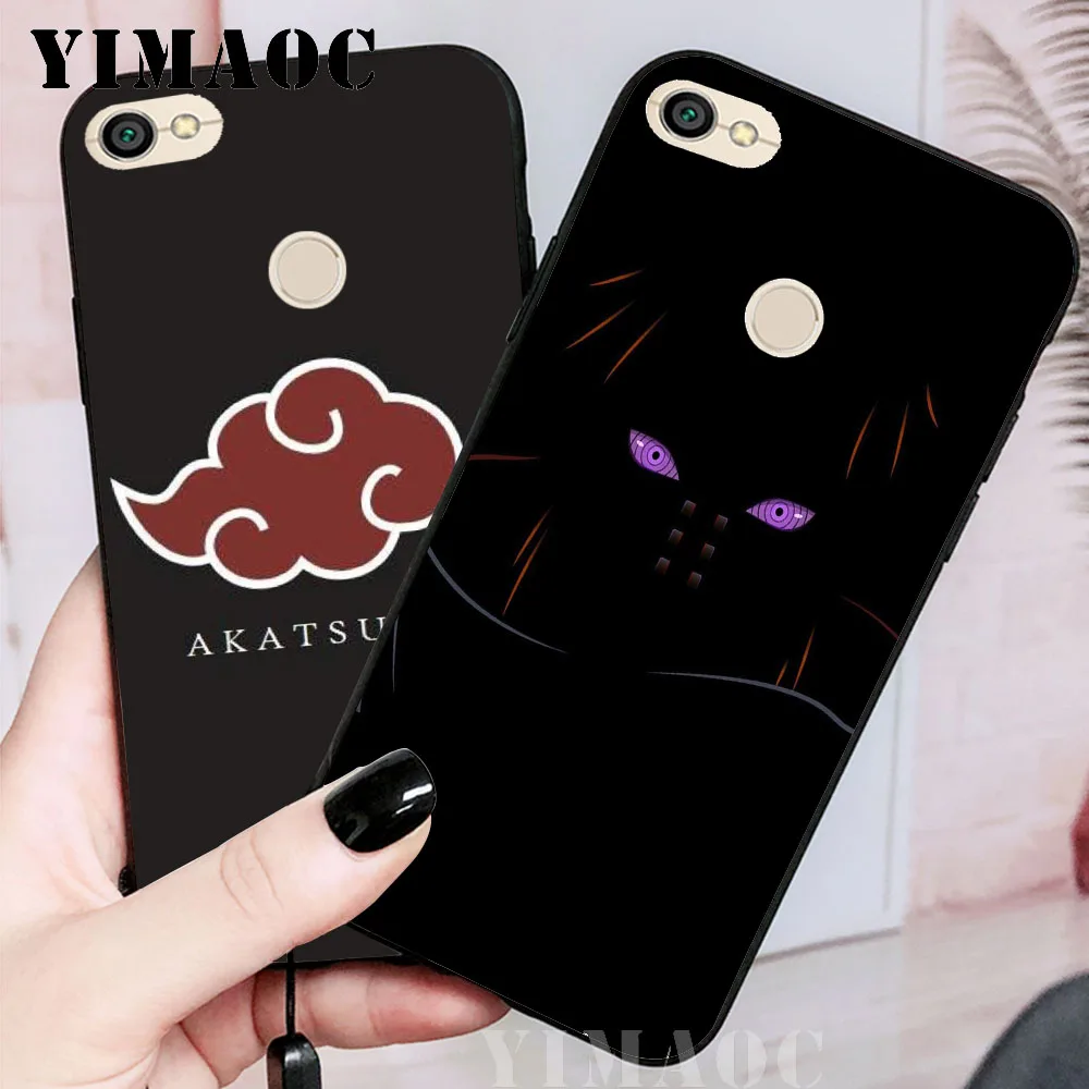 YIMAOC логотип Akatsuki Наруто черный мягкий силиконовый чехол для Xiaomi Redmi Note 6 Pro 7 S2 Go Cover