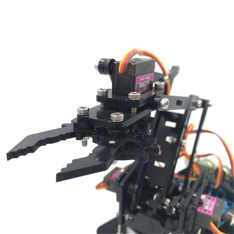 Новейшая робот-рука Domibot DIY 4DOF, 4 вращающихся механических робота-манипулятора с rdur3, 4 шт. сервопривод для радиоуправляемых роботов, игрушки в подарок