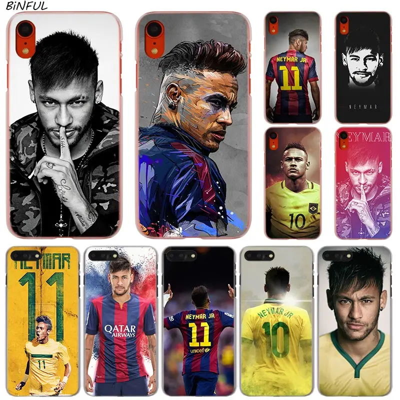 Neymar JR общее количество 11 Горячая Мода Прозрачный жесткий чехол для телефона с