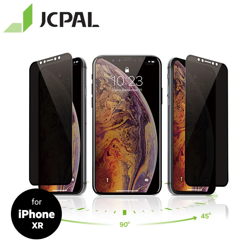 Защитная пленка для экрана JCPAL iPhone XR закаленное стекло с защитой от подглядывания
