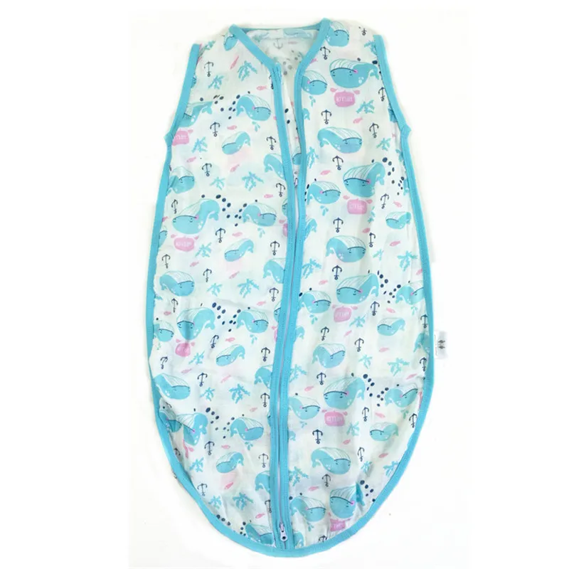 Новый муслин детское Одеяло wrap пеленать ребенка bebe конверт спальный мешок