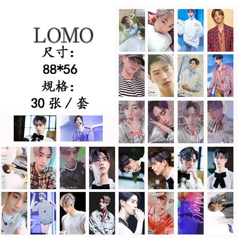 30 шт./компл. Kpop GOT7 Колыбельная ломо карты Джексон открытки украшение самодельные фото карты вентилятор подарок украшения свадебные принадлежности