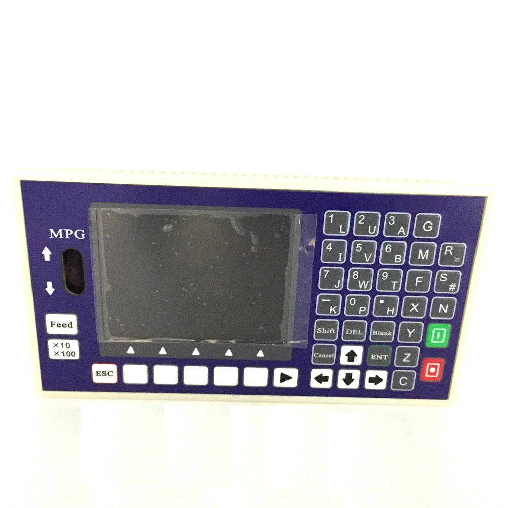1 Ось ЧПУ контроллер 16DI 8DO 3 5 дюйма TFT 400 кГц Servo шаговый CNC для токарного станка с