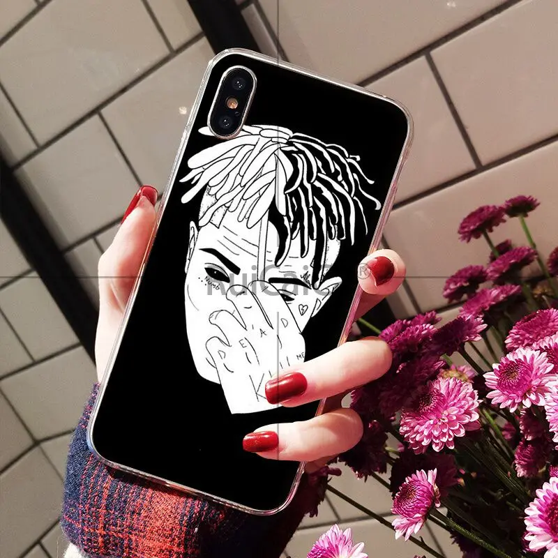 Ruicaica Рэппер XXXTentacion умный чехол прозрачный мягкий для iPhone X XS MAX 6 6s 7 7plus 8 8Plus 5 5S SE XR |