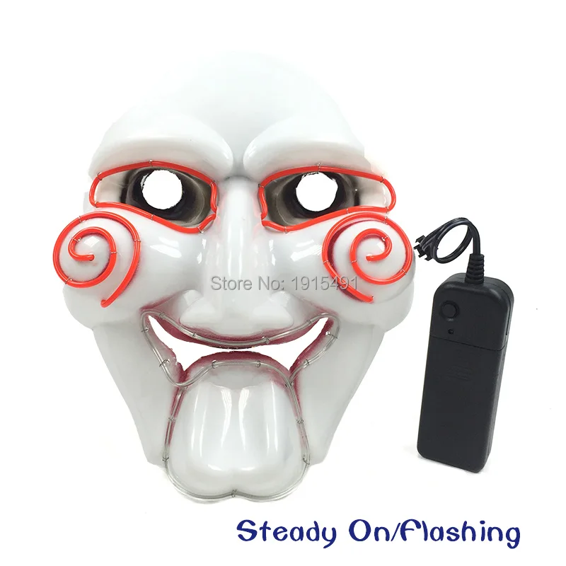 Новый стиль фильм тема Эль в ужасе маска Праздничное освещение неоновый свет