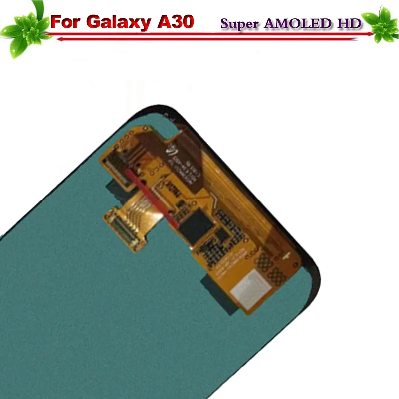 Super Amoled для samsung galaxy A30 A305/DS A305F A305FD A305A ЖК-дисплей Дисплей Сенсорный экран планшета