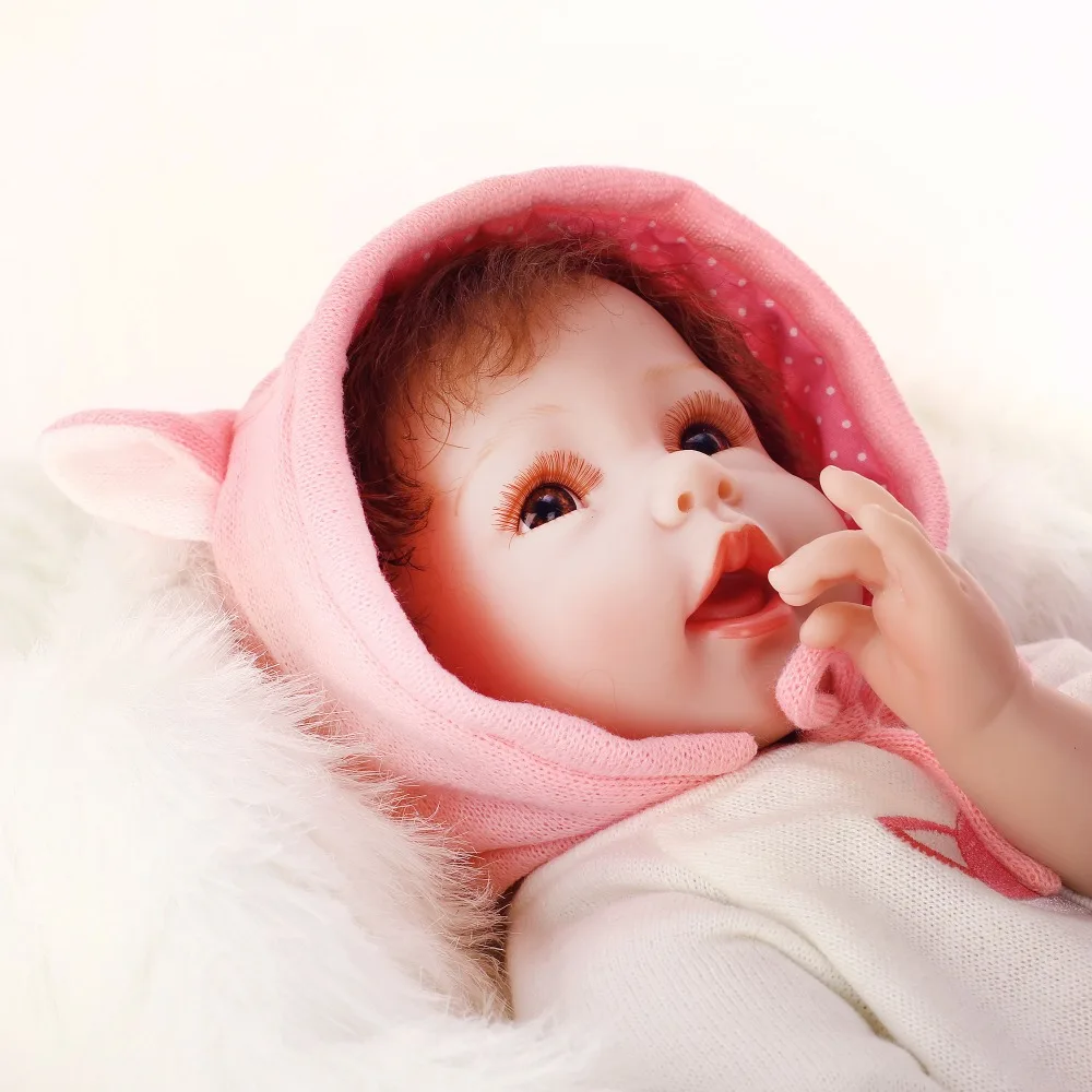 55 см Силиконовые Reborn куклы Baby живой реалистичный Boneca Bebe реалистичные настоящая