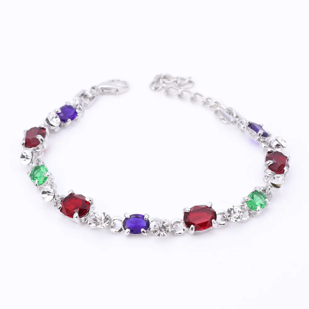 Горячая продажа Дубай красочные хрустальные стразы ожерелье серьги Наборы Мода