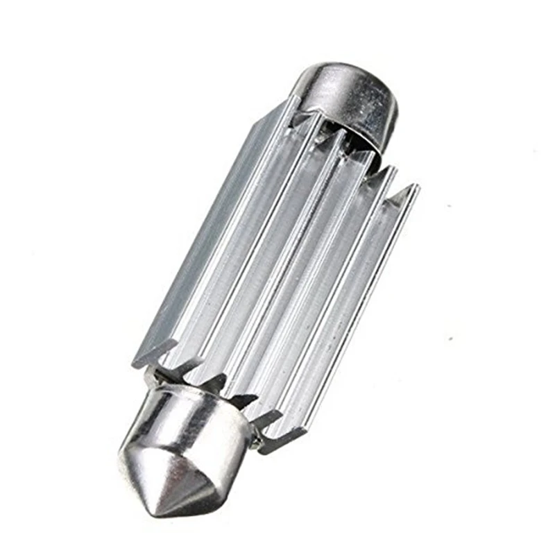 2 шт. KATUR 42 мм 4 светодиодный 5050 SMD гирлянда купольный светильник Красный
