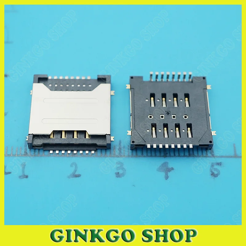 50 шт./лот двойной держатель слота для сим карты Разъем лотка Lenovo A780 A520 A580 S850E A690 A800