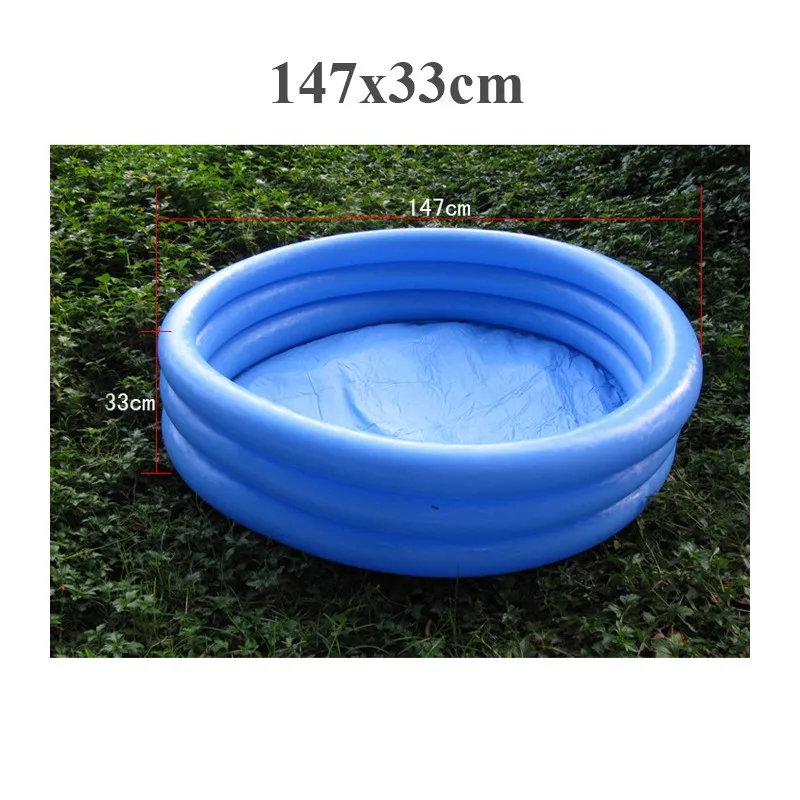 INTEX 58426 большой размер 3 кольца 147x33 см синий ПВХ надувной бассейн для дачи семья ребенок плавательный бассейн B31009