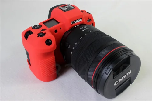 Силиконовая кожа брони чехол корпус протектор для Canon EOS M50 EOS R корпус цифровой камеры цифровая камера Внутренний мягкий чехол - Цвет: for  EOS R yellow