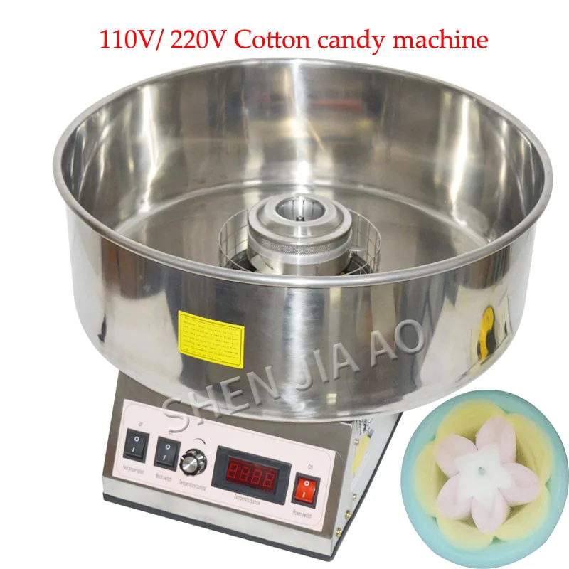

Cotton Candy Maker DIY Sweet Candy Floss Machine Cotton Sugar Cotton Candy Machine snack Stalls For Childern Gift