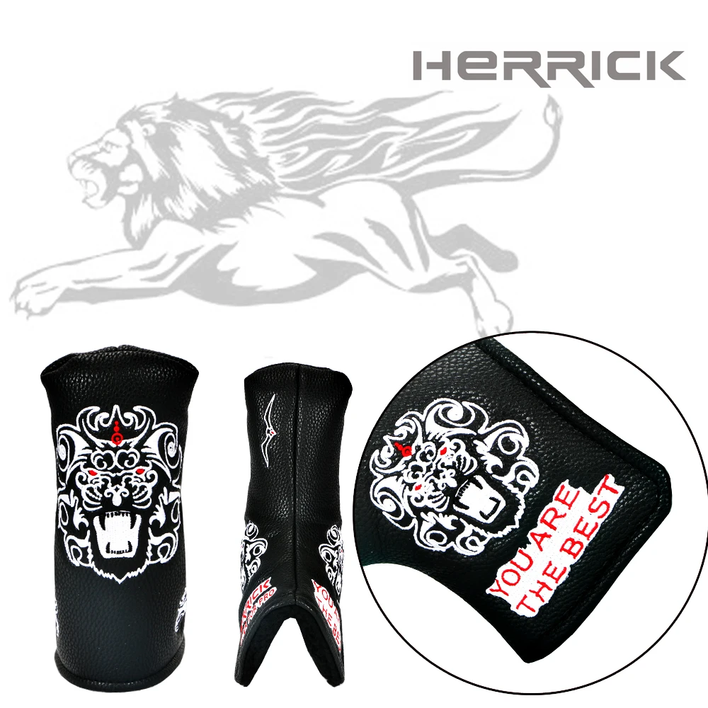 Головной убор клюшки для гольфа Дизайн головы льва крышка с лезвием Стиль