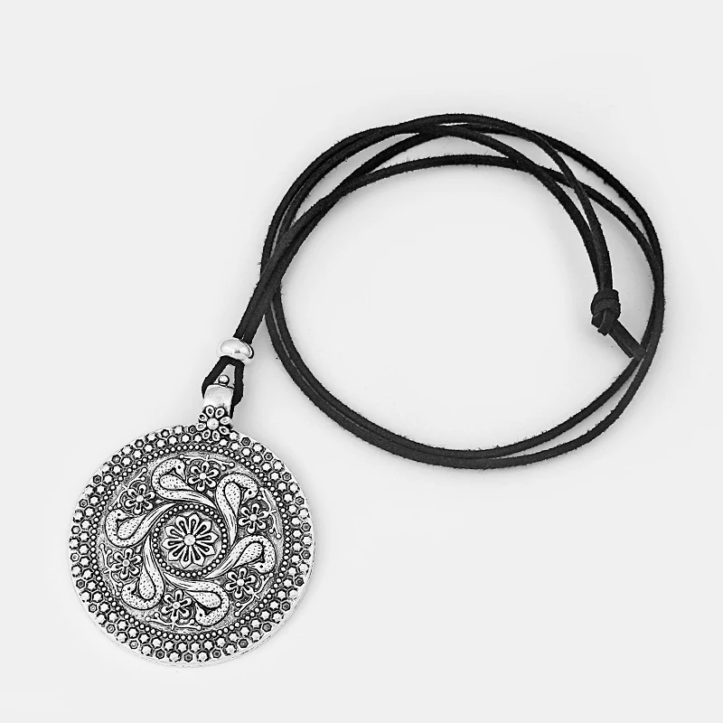 1 шт. винтажный цветок мандаринка утка играть кулон длинный из искусственной