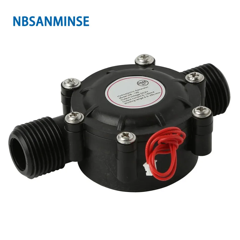 

NBSANMINSE SMB-168 трехсекционный генератор потока воды G1/2 для освещения, светодиодный дисплей для душа, Индуктивная схема сантехники