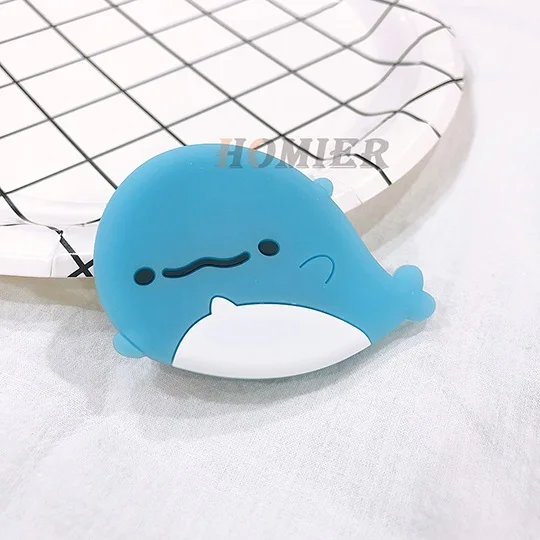 Bluewhale Универсальный кронштейн-подставка для телефона, расширяющаяся подставка, растягивающийся держатель для телефона, милая мультяшная подставка для iphone XS X xiaomi - Цвет: Bluewhale