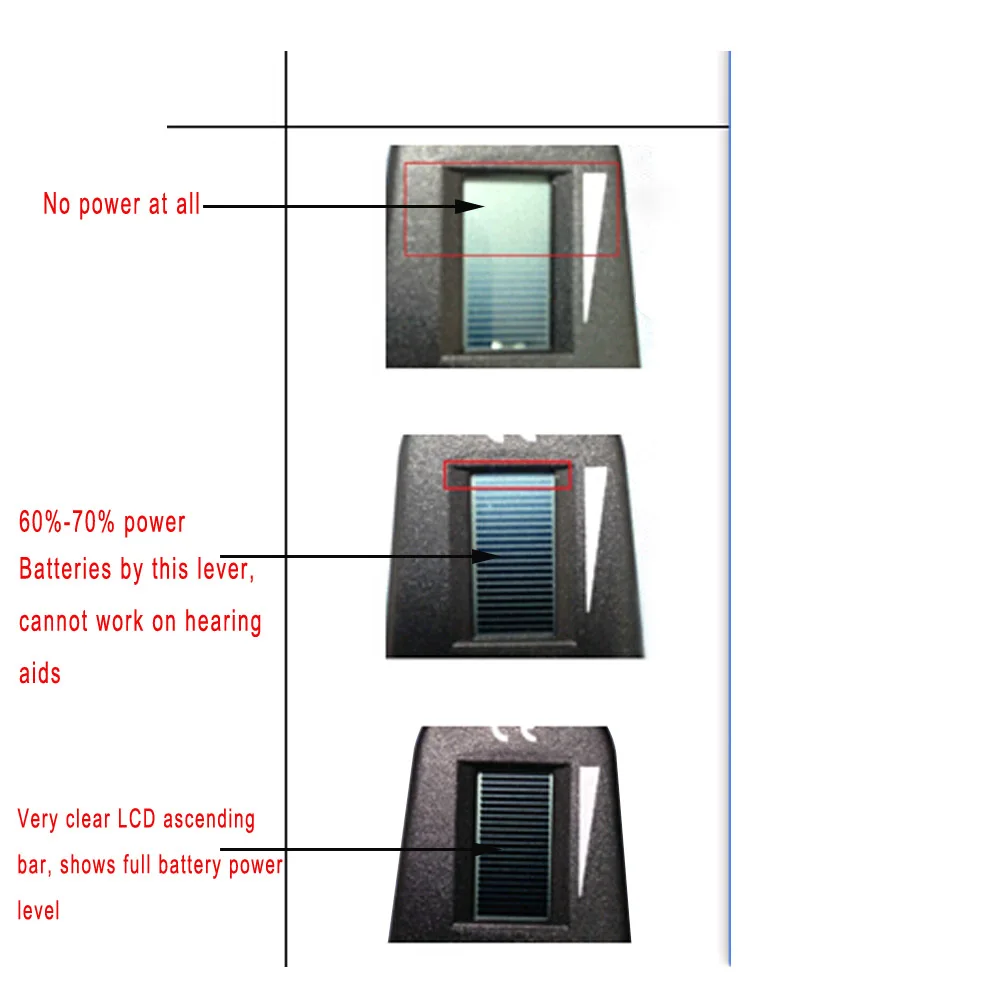 Слуховой аппарат тестер батареи цинкового аккумулятора ЖК экран ящик для