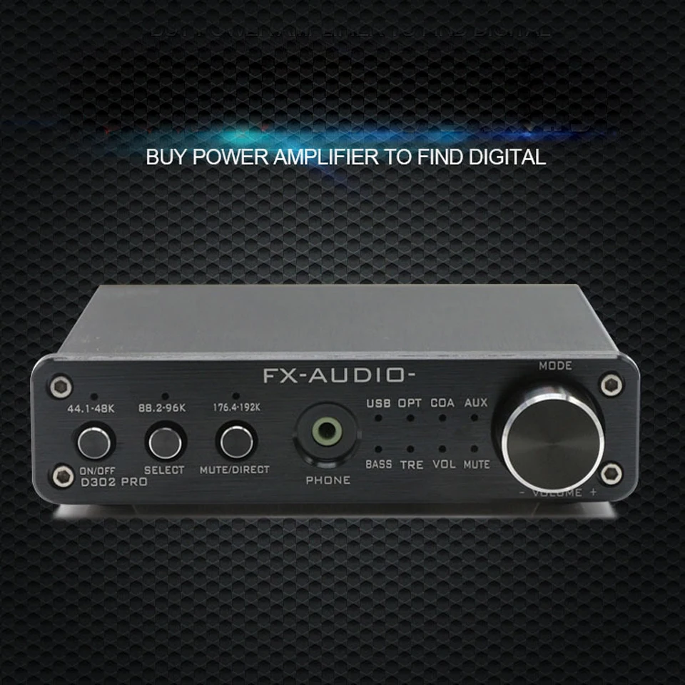 FX Audio D302PRO новейший цифровой усилитель DSP Встроенный мощности USB/OPT/COAX/AUX вход с