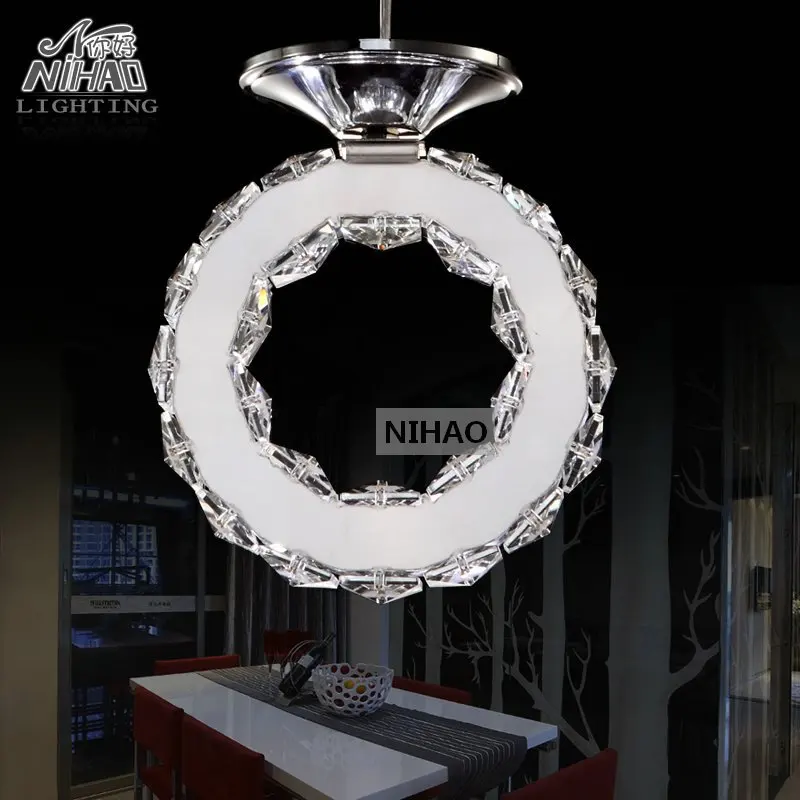 Современные СВЕТОДИОДНЫЕ кристалл Потолочный Светильник Cristal Lustre Лампы LED Кольцо