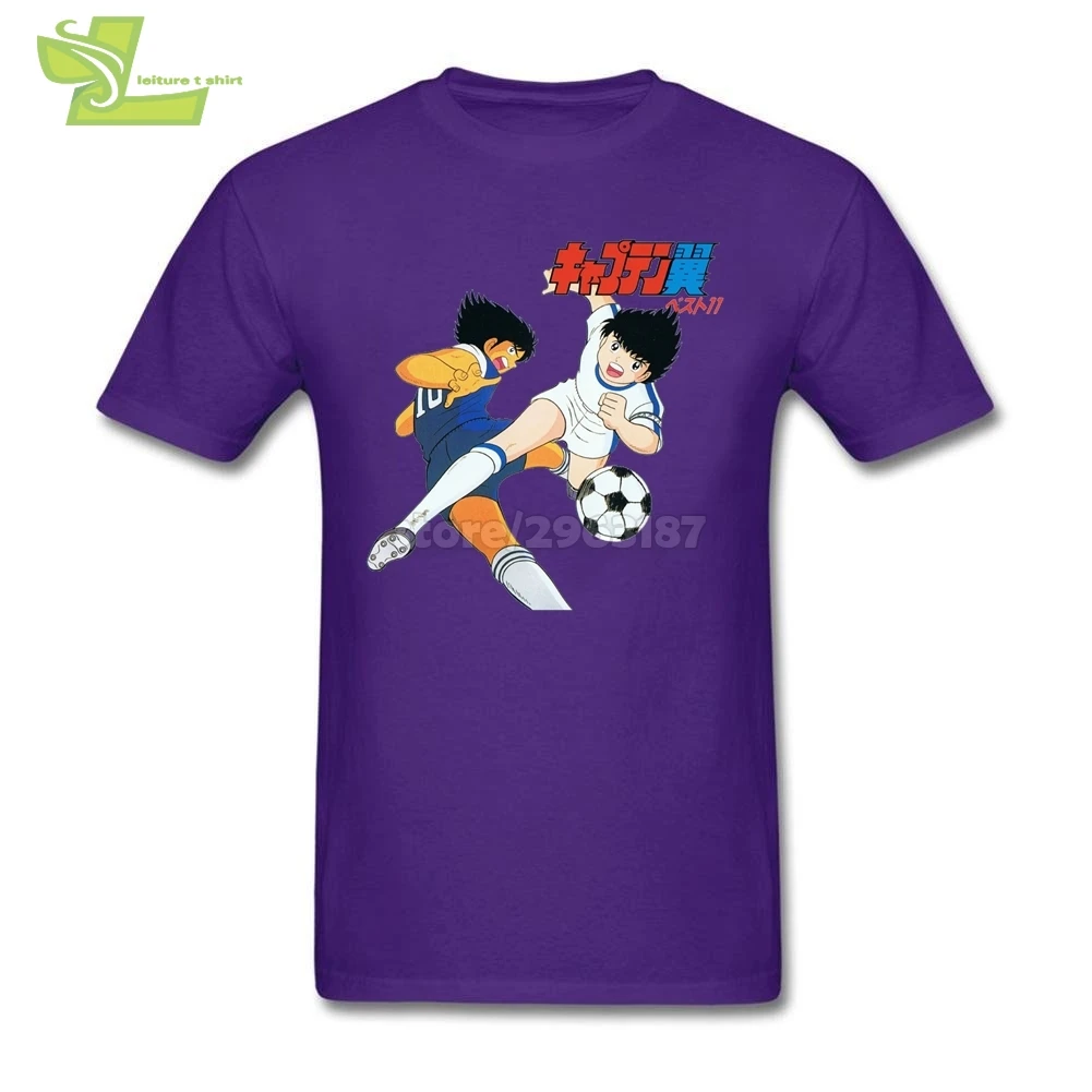 Captain Tsubasa для костюмированной вечеринки по японскому Аниме футболки Для мужчин с