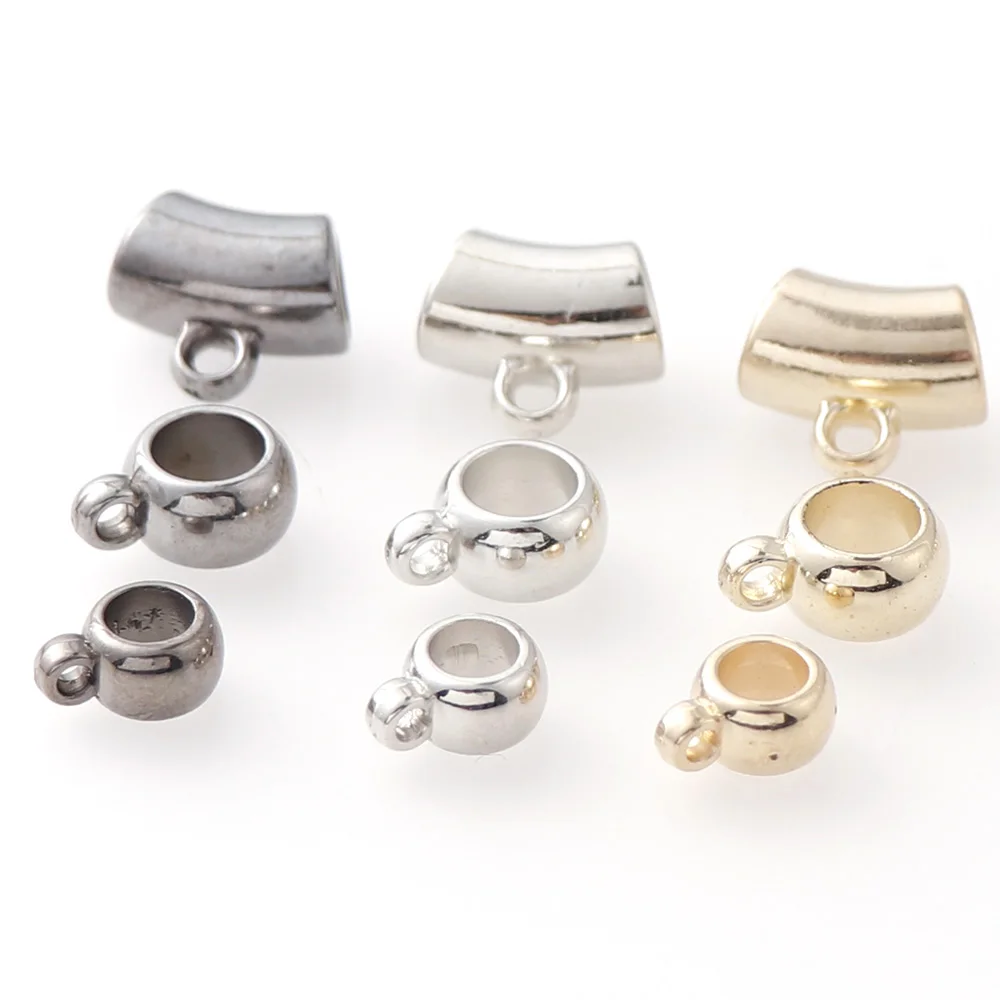 Бусины-разделители CCB для изготовления ювелирных изделий зажимы с застежкой